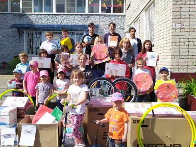 2 июня акция «Солнечный зайчик» Для «Новоанинского социально-реабилитационного центра для несовершеннолетних детей»